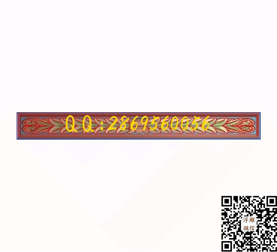 门花104-939_欧式木门长条洋花贴花门上花门芯门楣精雕图浮雕图